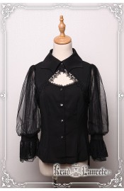 Krad Lanrete Transilvania Moonlight Bat Collar Blouse(Leftovers)